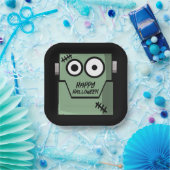 アニメフランケンシュタインのモンスターハロウィーン ペーパープレート (パーティー)