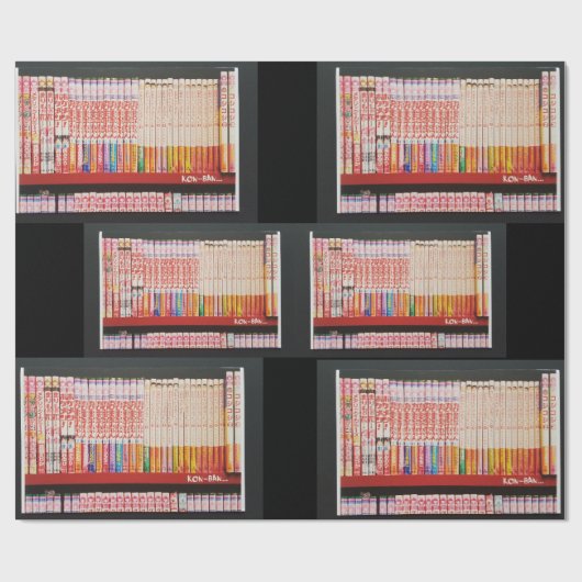 アニメブックスラッピング紙 ラッピングペーパー (フラット)