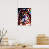 アニメブラックガールフレンズAnimecore Eutique ポスター (キッチン)