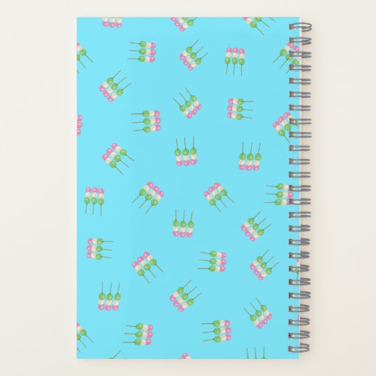 アニメブルーパステルダンゴスパイラルノート ノートブック (裏面)