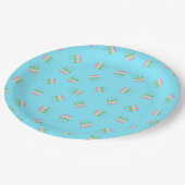 アニメブルーパステルダンゴ紙プレート ペーパープレート (アングル)