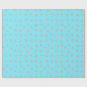 アニメブルーパステルダンゴ ラッピングペーパー (フラット)