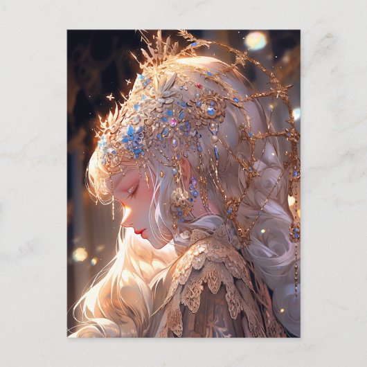 アニメプリンセスガールファンタジー ポストカード (正面)