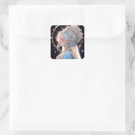 アニメプリンセスファンタジーアート スクエアシール (バッグ)