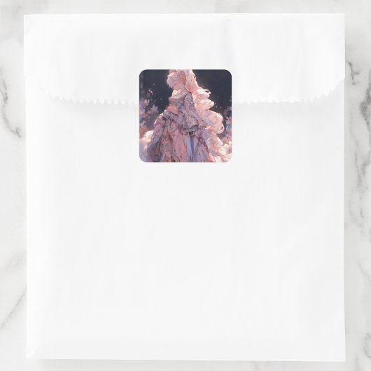 アニメプリンセスファンタジーアート スクエアシール (バッグ)