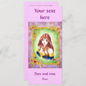 アニメプリンセス 招待状 (正面/裏面)