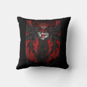 アニメホラー美的怖い怖い女日本の子 クッション (裏面)