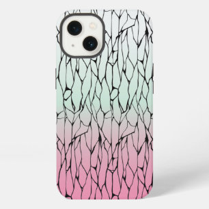 アニメホワイト&ピンク(昆虫)オオカバマダラ、モナークバタフライケース iPhone 13ケース