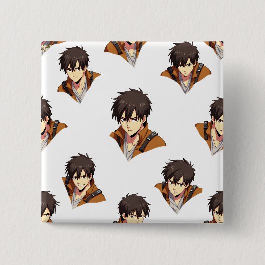 アニメボタン 缶バッジ (正面)