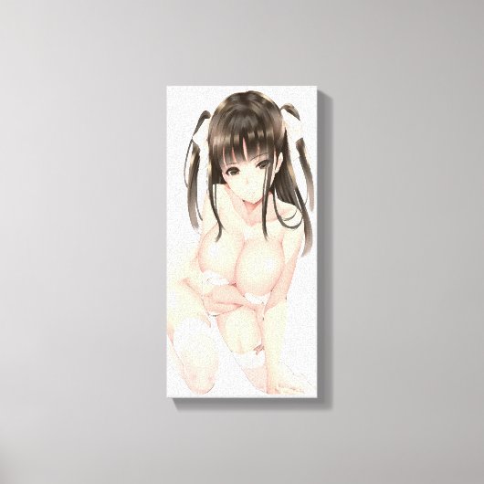 アニメボット「無垢」SingleZキャンバスのプリント キャンバスプリント (正面)