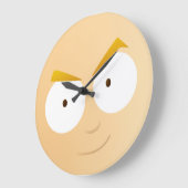 アニメボーイ顔 – 大丸時計 ラージ壁時計 (傾斜)