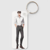 アニメボーイ・ハンサム池麺 キーホルダー (裏面)