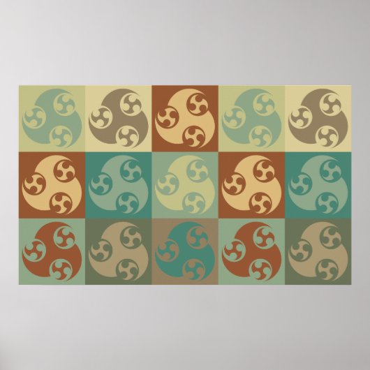 アニメポップ・アートのアート ポスター (正面)