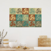 アニメポップ・アートのアート ポスター (キッチン)