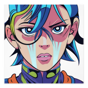 アニメポップ・アートのマンガ好きポップ・アートのの漫画 フォトプリント           