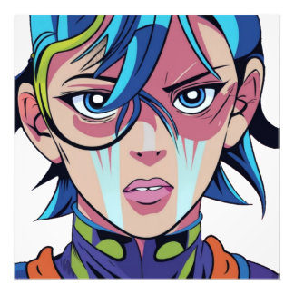 アニメポップ・アートのマンガ好きポップ・アートのの漫画 フォトプリント           