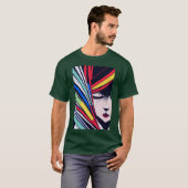 アニメポートレートのギフト Tシャツ (正面フル)