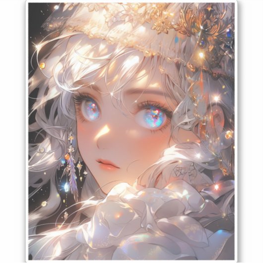 アニメマジカルガールファンタジーアート シール (正面)