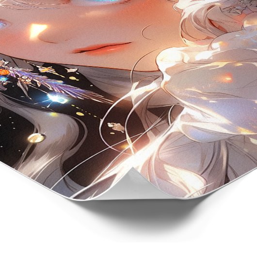 アニメマジカルガールファンタジーアート ポスター (角)