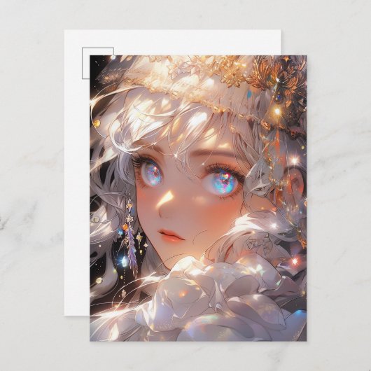 アニメマジカルガールファンタジーアート ポストカード (正面/裏面)