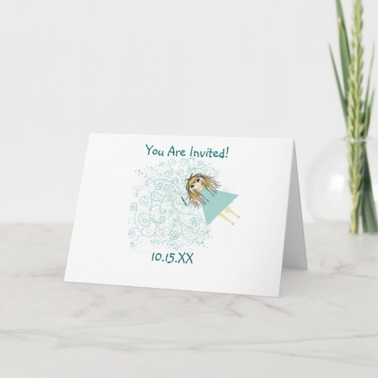 アニメマジカル日妖精バースデーパーティー サンキューカード (正面)