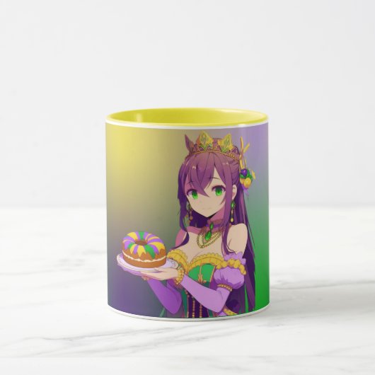 アニメマルディグラスキングケーキ マグカップ (中央)