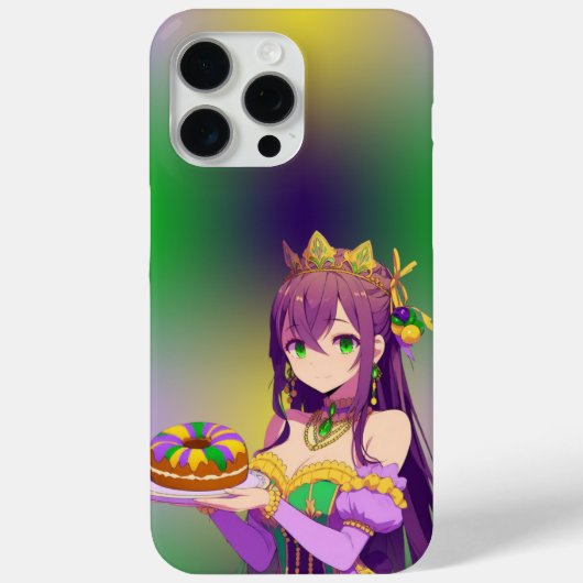 アニメマルディグラスキングケーキ Case-Mate iPhoneケース (裏面)
