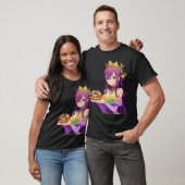 アニメマルディグラスキングケーキ Tシャツ (ユニセックス)