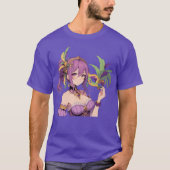 アニメマルディグラスマスク Tシャツ (正面)
