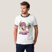 アニメマルディグラスマスク Tシャツ (正面フル)