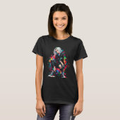 アニメマンガグラフィックポリゴンアートアニメ Tシャツ (正面フル)