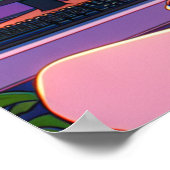 アニメマンガゲーマーガールウォールアート ポスター (角)