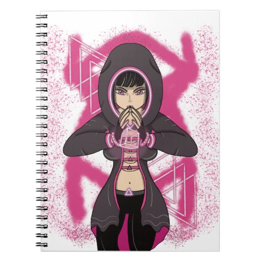 アニメマンガコンピュータ未来的ハッカーCyberpunk ノートブック (正面)