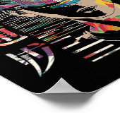 アニメマンガモチーフマンダラアートワークAnime 1 ポスター (角)