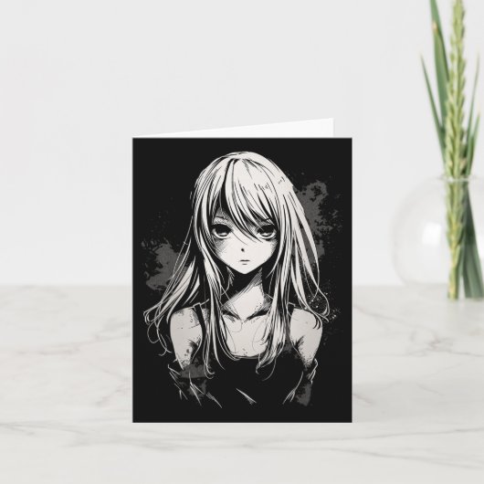 アニメマンガモチーフPixel Artアニメ カード (正面)