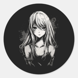 アニメマンガモチーフPixel Artアニメ ラウンドシール