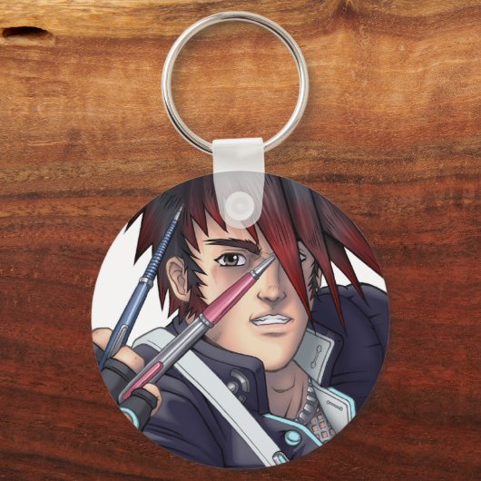 アニメマンガ作家 キーホルダー (正面)