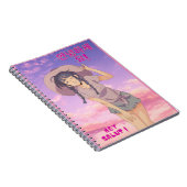 アニメマンガ女 ノートブック (右側)