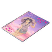 アニメマンガ女 ノートブック (左側)