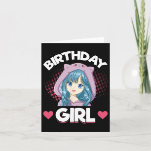アニメマンガ誕生日ガール誕生日 カード