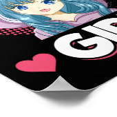 アニメマンガ誕生日ガール誕生日 ポスター (角)