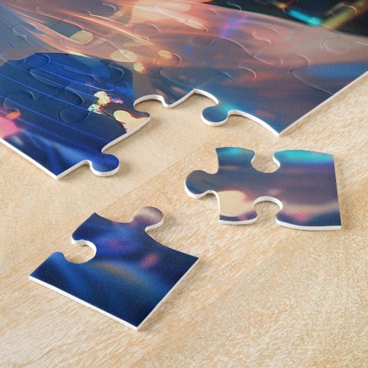 アニメマーメイドガールファンタジーアート ジグソーパズル (側面)