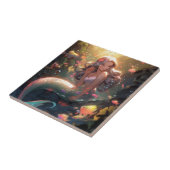 アニメマーメイドガールファンタジーアート タイル (側面)