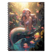 アニメマーメイドガールファンタジーアート ノートブック (正面)