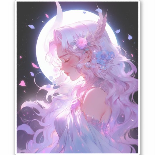 アニメムーンプリンセスファンタジーアート シール (正面)