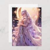 アニメムーンプリンセスファンタジーアート ポストカード (正面/裏面)