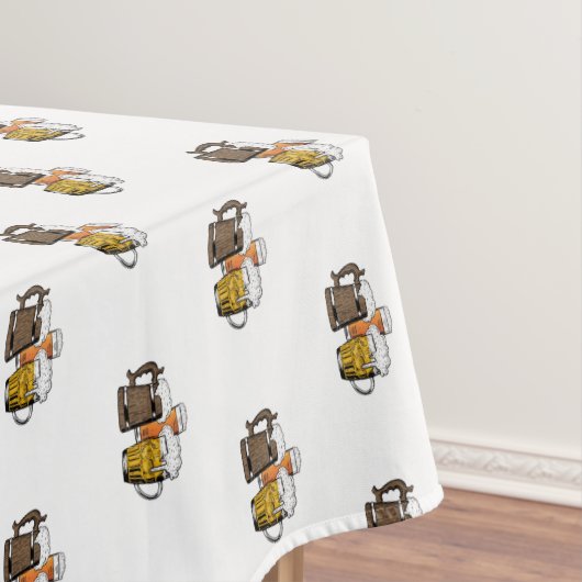 アニメモダンの3つの応援ビール テーブルクロス (インサイチュ)