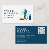 アニメモダンガールクリーニングサービス 名刺 (正面/裏面)