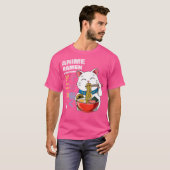 アニメラーメンとスケッチ Tシャツ (正面フル)