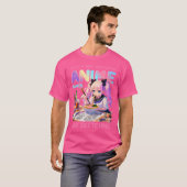 アニメラーメンやスケッチJaが大好きな女の子 Tシャツ (正面フル)